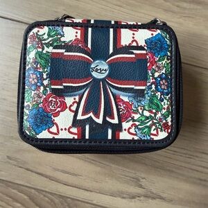 Brighton SOFT CASE TRAVEL JEWELRY BOX ZIPPER  BE YOUR KIND OF BEAUTIFUL LOVE